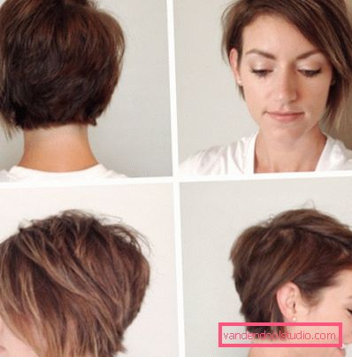 Women's short haircuts with long bangs Women's haircuts for short hair with different bangs
