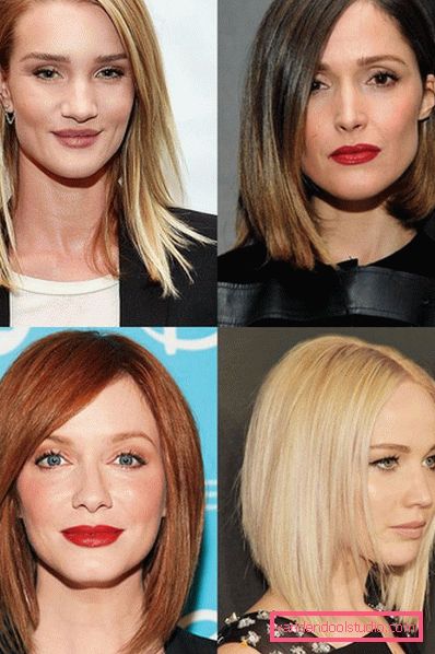 Women's haircuts for medium hair without a bang 2019 - photo