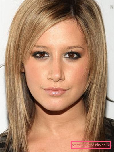 Women's haircuts for medium hair without a bang 2019 - photo